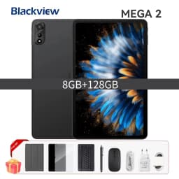 Blackview MEGA 2 Tablet PC Set With Keyboard, Mouse, Stylus, 12'' 2K Display 12GB+24GB RAM 256GB ROM, Android 15 Tablet, 9000mAh
