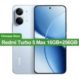 China Version Redmi Turbo 5 Max 512GB/256GB 50MP+20MP Camera 6.83 inch AMOLED Screen Dimensity 9500s 9000mAh Battery 100W