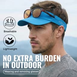 WRELS 1/2/3pcs Summer Sun Protection Empty Top Hat Breathable Sweat Absorbing Sun Visor Caps Outdoor Sport Running Tennis Caps