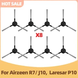 Compatible For Airzeen R7/ J10, Laresar P10 Vacuum Parts Main Side Brush Filter Mop Cloth Replacement Accessories