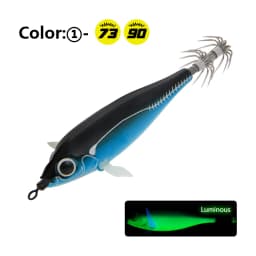 LETOYO 73/90mm floating squid lures luminous squid jig Artificial bait for cuttlefish webfoot octopus sea fishing lures