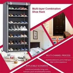 Multi-Layer Combination Shoe Rack Dustproof Storage Shoe Cabinet Shoe Rack Dormitory Foyer Storage Shoe Cabinet