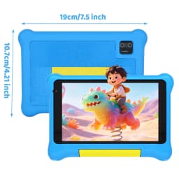 New KB09 7‑inch Children Tablet A333 5‑Core Processor 24(3+21)GB Virtual‑Expanded RAM 32GB Storage Android15‑Go WiFi6 BT5.4 Widevine L1 HD Streaming Kids Learning Tablet