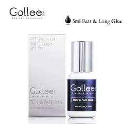 Gollee 0.5-1s Dry Lash Glue Matte Lash Adhesive Primer Eyelash Extensions Long Lasting 6-8 Weeks Primer Glue Oil Proof Supplies