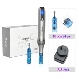 Dr. Pen M8S Microneedling Pen with 12 Replacement Cartridges Wireless Derma Microneedle Pen Kit ≤0.25mm Needle Skin Care Tool