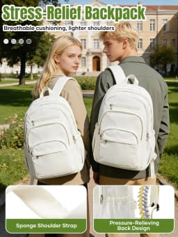 Schoolbag Female Student Junior High School Waterproot Backpack Large Capacity High School Bag Ins Style Middle School Backpack