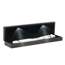 Luxury Bracelet Box Square Wedding Pendant Ring for Case Jewelry Gift Box with LED Light for Proposal Engagement Wedding