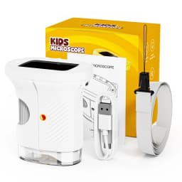 Digital Microscope for Kids Toys 1000X Handheld Microscope with 2.4" IPS Screen, Science Toy with Photo & Video Capture