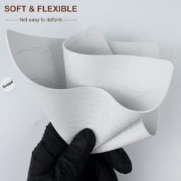 Microblading Practice Skin Pattern Sheet Pre-Printed Brow Mapping Guide Flexible Silicone Pad for Precise Hair Strokes & Shading