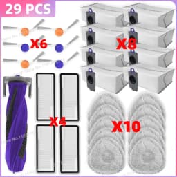 Fit For ( Narwal Freo Z10 Ultra / 나르왈 프레오 Z10 울트라 ) Vacuum Parts Main Roller Side Brush Cover Filter Mop Cloth Dust Bag