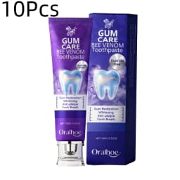 Oralhoe Whitening Toothpaste Clean Tooth Gaps Reduce Stain Restore Gum Health Long Lasting Fresh Breath Gum Care Toothpaste 100g
