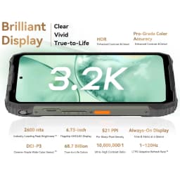 Blackview XPLORE 2 Projector 5G Rugged Phone 6.73” Display MediaTek Dimensity 8300 Telephone 20000mAh Smartphone Android 15 NFC