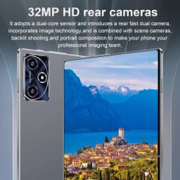 2026 New Android 13 Tablet 16GB RAM 1TB ROM 10 Core Processor 12000mAh Large Battery 16MP+32MP Dual Camera 5G WiFi Portable Tablet for Online Study Video Watching Home Entertainment Daily Use Nice Holiday Gift