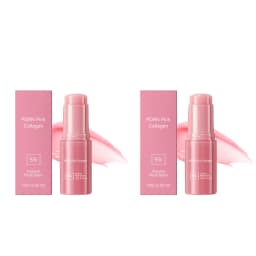 PDRN Pink Collagen Volume Lip Balm Plump Lips Fade Lip Lines Deep Hydrating Nourishing Repair Overnight Moisturizing Lip Care Stick