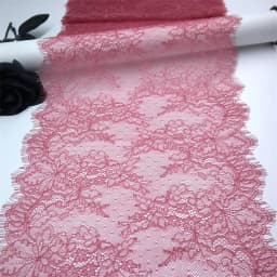 (3m/Lot) Eyelash Lace For Needlework 22.5cm IDY Lace Trim Chantilly Sewing Fabric Lace For Sewing Clothes