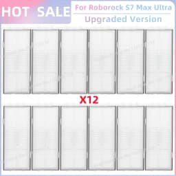 Fit for Roborock S7 Max Ultra Q100TSC Parts Main Roller Side Brush Hepa Filter Mop Pad Cloth Dust Bag Replacement Accessories