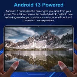2026 New 10 Core Tablet Android 13 12000mAh Battery 16GB RAM 1TB ROM 16MP+32MP Camera Lightweight For Video Watching