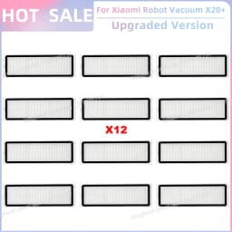 Fit For Xiaomi Robot Vacuum X20+, X10+ / X20 Plus, X10 Plus Parts Roller Side Brush Hepa Filter Mop Cloth Dust Bag Accessories