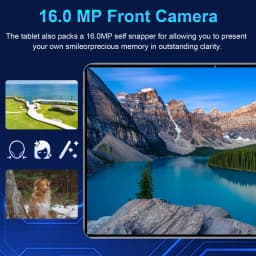 2026 New 10 Core Tablet Android 13 12000mAh Battery 16GB RAM 1TB ROM 16MP+32MP Camera Lightweight For Video Watching