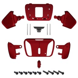 eXtremeRate Replacement Redesigned K1 K2 K3 K4 Back Buttons Housing Shell for ps5 Controller, RISE4 Remap Kit - 19 colors