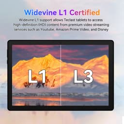 A7 Octa Core Tablet PC 10.95 Inch HD Screen Android 14 Tablet 16GB(4+12) RAM 128GB Storage Expandable 1TB TF Card 6800mAh Battery 5MP+8MP Camera Business Entertainment Tablet Black White