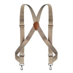 Trucker Suspenders for Men Work Heavy Duty 3.5cm Wide X-Back with 2 Side Hooks Clips Adjustable Elastic Big Tall Trouser Braces