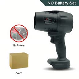Powerful Air Blower with 550g Thrust Turbo Fan for Cleaning Leaves, Snow, and Dust โ Includes 18V Makita - Compatible Battery