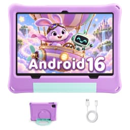 COLORROOM Kids Tablet 10.1 Inch Android 16, 6GB RAM 64GB ROM, 1TB Expandable, 6000mAh, WiFi, EVA Case, Parental Control, Google