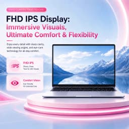 Ultra Slim Brand New PC 14.1'' Laptop Computer N3710 Quad Core 12GB RAM 256GB SSD Windows 10 Pro Notebook PC FHD 1080P Display Ultra Thin Portable Laptop WiFi Bluetooth 5.2 Webcam Computer for Student Business Office Home Use Lightweight Laptop PC