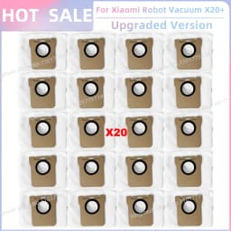 Fit For Xiaomi Robot Vacuum X20+, X10+ / X20 Plus, X10 Plus Parts Roller Side Brush Hepa Filter Mop Cloth Dust Bag Accessories