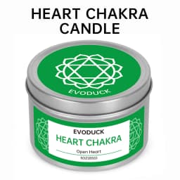 7 Chakra Scented Candle Set, 7 X 3oz Soy Wax Tin Candles with Real Crystals Metal Charms for Meditation Yoga Home Decor Gift Set