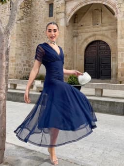 Elegant Off Shoulder Chiffon Maxi Dress Women's Solid V Neck Short Sleeve Floral Print Mesh Slim Wedding Guest Party Long Dress