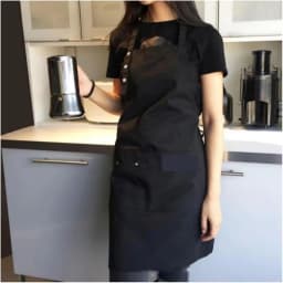 Kitchen Apron Unisex Cotton Canvas Adjustable Neck Waist Ties, Chef Cooking Baking Waiter Apron for Men Women, 2025 Best Seller