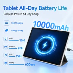 BUFO G140L 14.1 Inch Octa Core Tablet PC 30GB(6G+24G Virtual RAM) 256GB ROM Android 15 1920*1200 LCD Screen 10000mAh Battery Dual Camera Support 1TB TF Expand Type-C 2.0 Business Tablet for Office Entertainment