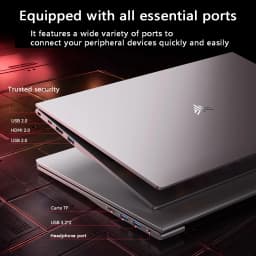 ACEMAGIC 15.6 Inch Full-HD Intel Core I3 3.6GHz 8GB RAM 256GB SSD Office Notebook Intel Iris Plus Graphics 655 180° Rotation Up To 3.6GHz W11 Pro German Keyboard Stickers