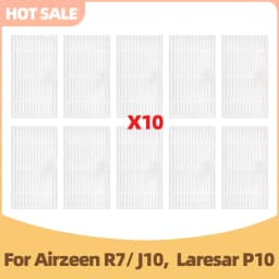 Compatible For Airzeen R7/ J10, Laresar P10 Vacuum Parts Main Side Brush Filter Mop Cloth Replacement Accessories