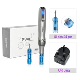 Dr. Pen M8S Microneedling Pen with 12 Replacement Cartridges Wireless Derma Microneedle Pen Kit ≤0.25mm Needle Skin Care Tool