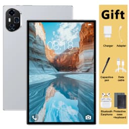 Lightweight 5G Tablet 10.36 Inch Android13 16GB RAM 1TB ROM 10 Core Long Lasting Battery GPS WPS Dual Camera With Keyboard
