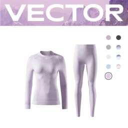 VECTOR Men Women Ski Thermal Underwear Sets Quick Dry Functional Compression Tracksuit Tight Snowboarding Tops and Pants Adult