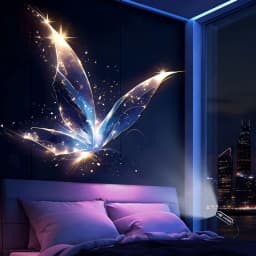 LED USB Projector Light 3/6pcs Projection Patterns- Adjustable Whale Butterfly Jellyfish Starfish Night Light Festival Gift