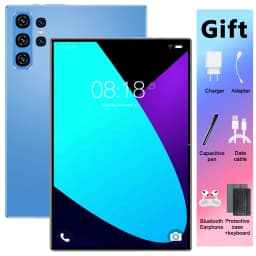 12000mAh Large Battery Portable Android 13 16MP+32MP Camera 5G WiFi 10 Core Processor Tablet 16GB RAM 1TB ROM 2026 New For Road Trip Media Playback And Memo Recording