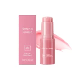 PDRN Pink Collagen Volume Lip Balm Plump Lips Fade Lip Lines Deep Hydrating Nourishing Repair Overnight Moisturizing Lip Care Stick