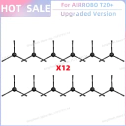 Fit For AIRROBO T20+ / T25+ / T30+ / L40+ / L50+ / L60+ / FIXR T20 Parts Main Roller Side Brush Filter Mop Cloth Pad Dust Bag