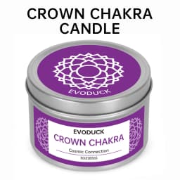 7 Chakra Scented Candle Set, 7 X 3oz Soy Wax Tin Candles with Real Crystals Metal Charms for Meditation Yoga Home Decor Gift Set