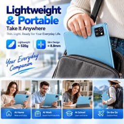 COLORROOM K10 10.1 Inch Android 13 Tablet 6GB RAM 32GB ROM 6000mAh HD IPS WiFi Bluetooth Dual Camera for Work Study Entertainmen