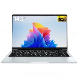 Xiaman Ultra-thin Business Notebook Computer 14.1" Windows 11 Pro Laptop Computer Intel Atom A3950 12GB RAM 1TB 2TB SSD Notebook PC 1920*1080P Office Study Laptop