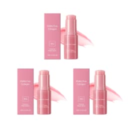PDRN Pink Collagen Volume Lip Balm Plump Lips Fade Lip Lines Deep Hydrating Nourishing Repair Overnight Moisturizing Lip Care Stick