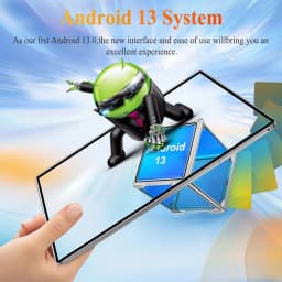 Tablet 1TB ROM 16GB RAM 10 Core Android 13 12000mAh Battery 16MP+32MP Camera 5G WiFi Portable Device Daily Study Video Play Gift