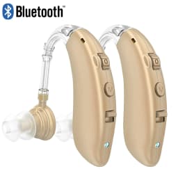 Rechargeable Digital Hearing Aid Adjustable Tone Best Sound Amplifier Portable Deaf Elderly BTE Hearing Aid
