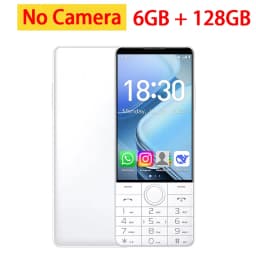 UNIWA DOOV R70 4G Smart Touch Screen Keypad Mobile Phone Android 14 4 Inch 6GB RAM+128GB ROM 2120mAh Whatsapp Russian keyboard